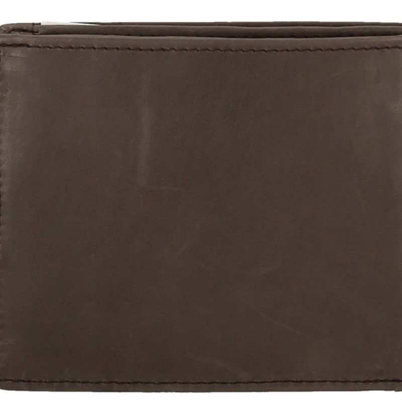 GENUINE LEATHER Ανδρικό Πορτοφόλι Δερμάτινο Με Κούμπωμα GENUINE LEATHER Ανδρικό Πορτοφόλι Δερμάτινο Με Κούμπωμα