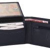GENUINE LEATHER Ανδρικό Πορτοφόλι Δερμάτινο Mε Κούμπωμα