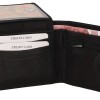 GENUINE LEATHER Ανδρικό Πορτοφόλι Δερμάτινο Mε Κούμπωμα