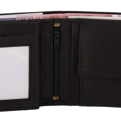GENUINE LEATHER Ανδρικό Πορτοφόλι Δερμάτινο Με Κούμπωμα GENUINE LEATHER Ανδρικό Πορτοφόλι Δερμάτινο Με Κούμπωμα