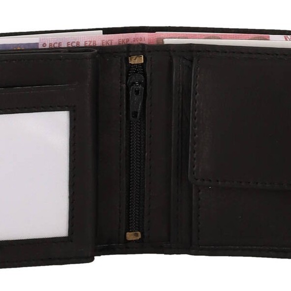 GENUINE LEATHER Ανδρικό Πορτοφόλι Δερμάτινο Με Κούμπωμα GENUINE LEATHER Ανδρικό Πορτοφόλι Δερμάτινο Με Κούμπωμα