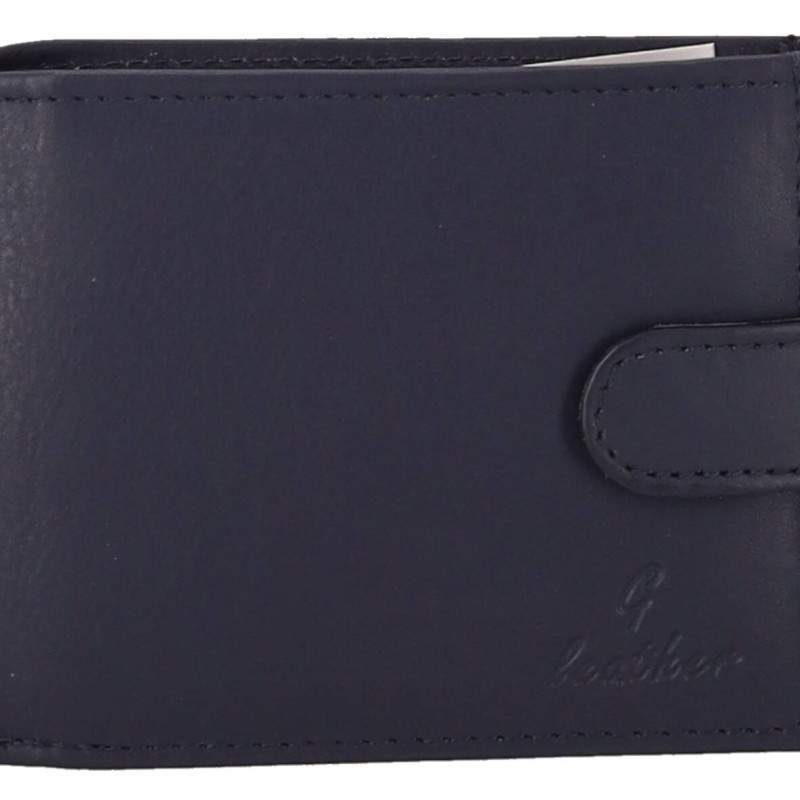 GENUINE LEATHER Ανδρικό Πορτοφόλι Δερμάτινο Με Κούμπωμα GENUINE LEATHER Ανδρικό Πορτοφόλι Δερμάτινο Με Κούμπωμα