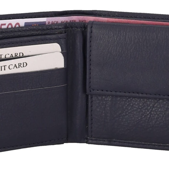 GENUINE LEATHER Ανδρικό Πορτοφόλι Δερμάτινο Με Κούμπωμα GENUINE LEATHER Ανδρικό Πορτοφόλι Δερμάτινο Με Κούμπωμα