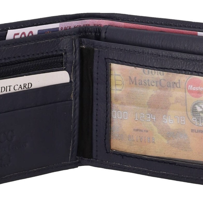 GENUINE LEATHER Ανδρικό Πορτοφόλι Δερμάτινο Με Κούμπωμα GENUINE LEATHER Ανδρικό Πορτοφόλι Δερμάτινο Με Κούμπωμα