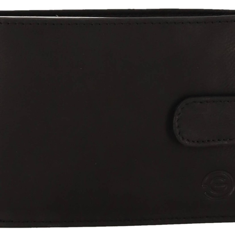 Genuine Leather Ανδρικό Πορτοφόλι Δερμάτινο Mε Κούμπωμα Genuine Leather Ανδρικό Πορτοφόλι Δερμάτινο Mε Κούμπωμα