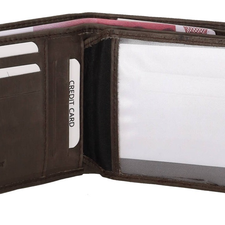 Genuine Leather Ανδρικό Πορτοφόλι Δερμάτινο Mε Κούμπωμα Genuine Leather Ανδρικό Πορτοφόλι Δερμάτινο Mε Κούμπωμα