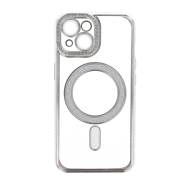 Cookover Back Cover Θήκη Σιλικόνης Με Τζαμάκι Κάμερας, Magsafe, Στρασάκια Και Γκλίτερ (Iphone 15)