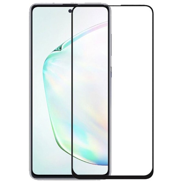 Fullscreen Tempered Glass Μαύρο (Samsung Galaxy Note 10 Lite/ Samsung Galaxy A81)