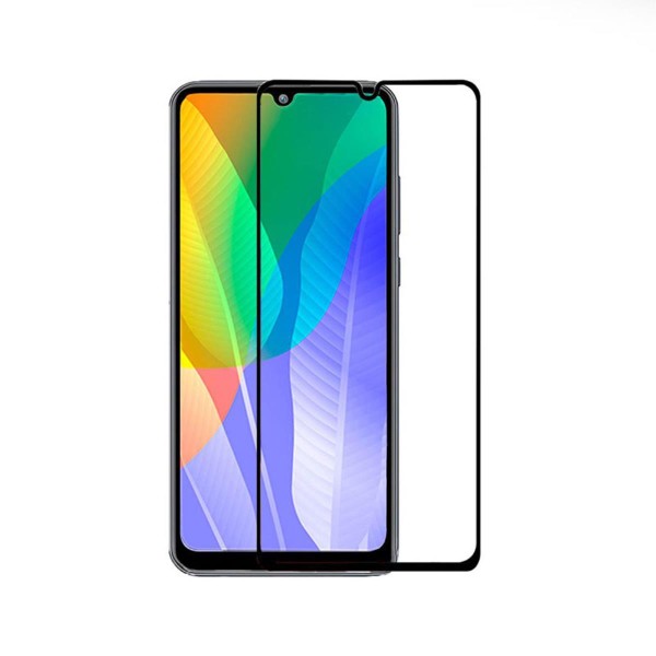 Fullscreen Tempered Glass Μαύρο (Huawei P Smart S/ Huawei Y8p)