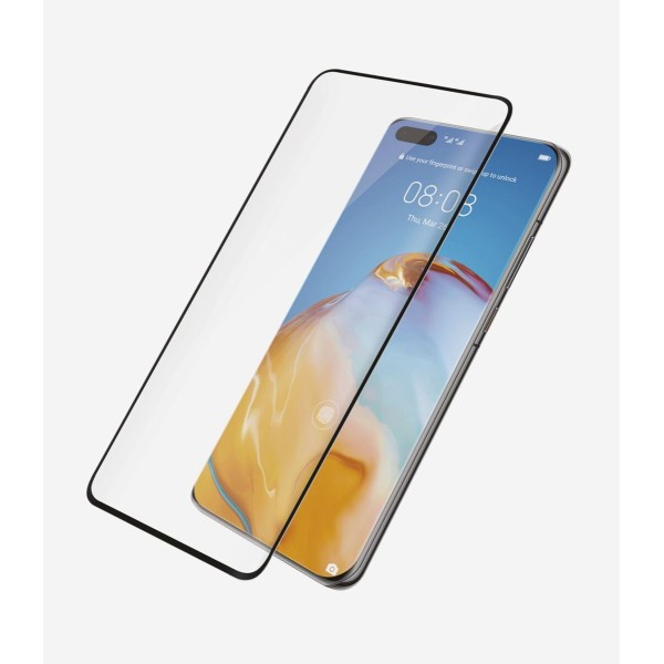 Fullscreen Tempered Glass Μαύρο (Huawei P40 Pro)