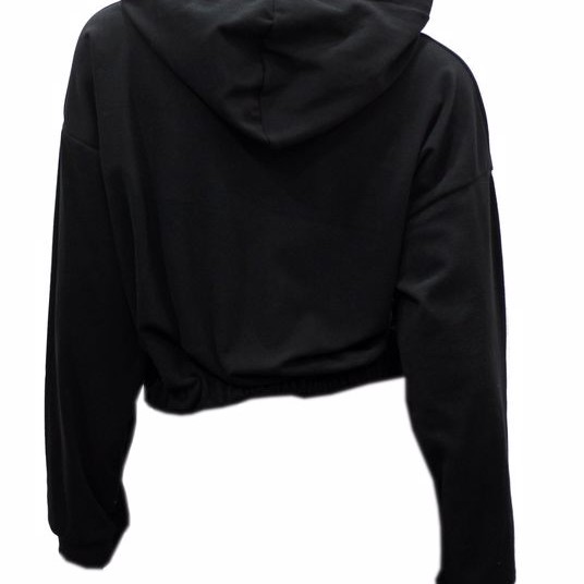 Γυναικείο Crop Φούτερ Με Κουκούλα Coolples