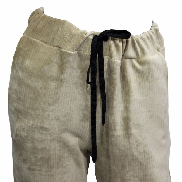 Velvet Elasticated Form Pants