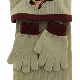 “TAZ” Children's hat scarf & gloves set Stamion
