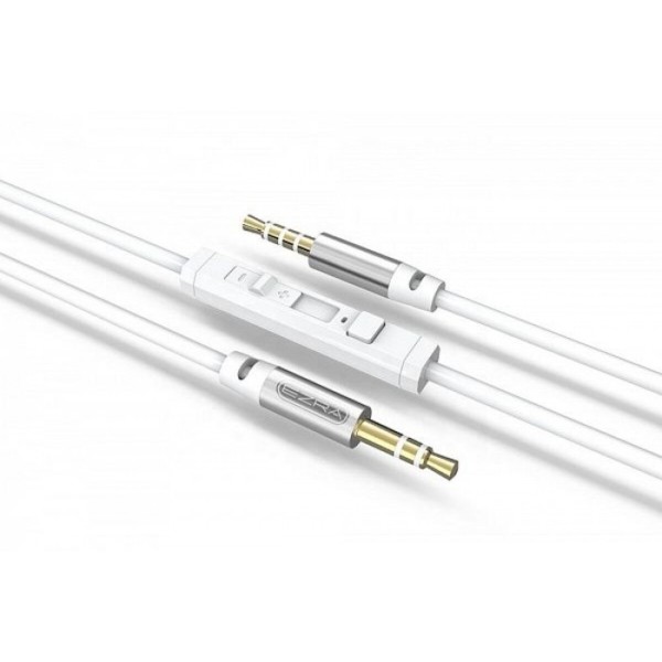 EZRA LA01 Καλώδιο Audio Jack 3.5 mm με χειριστήριο
