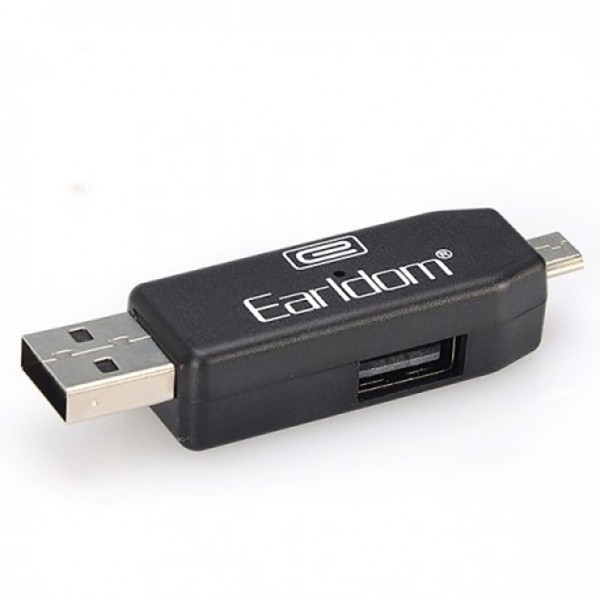 Earldom ET-OT05 USB to Micro USB &  Card Reader Μαύρο