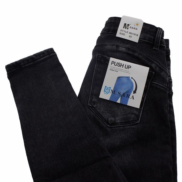 M.SARA Push Up High Waist Jeans Black M.SARA Push Up High Waist Jeans Black
