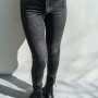 M.SARA Push Up High Waist Jeans Black