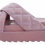 Beautifulshop Γυναικεία Δερμάτινη Παντόφλα Χιαστί