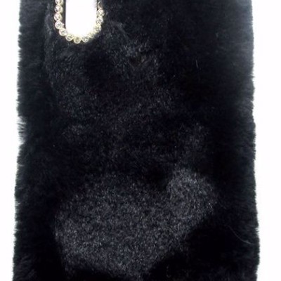 Back Cover Θήκη Σιλικόνης Με Επένδυση Γούνινη Μαύρο (Xiaomi Mi A2 & Xiaomi Mi 6x)