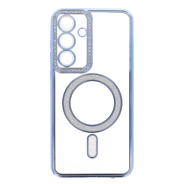 IRIS Back Cover Θήκη Σιλικόνης Με Τζαμάκι Κάμερας, Magsafe, Στρασάκια Και Γκλίτερ (Samsung Galaxy S25 FE) Είδη Τεχνολογίας
