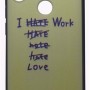 Oba Style Back Cover Θήκη Σιλικόνης Με Σχέδιο I Love Work (Xiaomi Redmi Note 6 Pro)