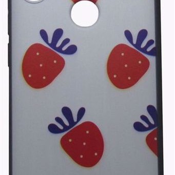 Coolyer Back Cover Θήκη Σιλικόνης Με Σχέδιο Φράουλες (Xiaomi Redmi Note 6 Pro)