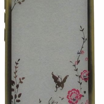 Forcell Back Cover Θήκη Σιλικόνης Με Στρασάκια Και Σχέδιο Λουλούδια (Honor 10)