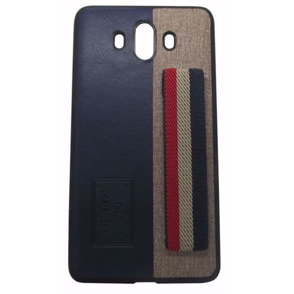 NEX.T Back Cover Θήκη Με Επένδυση Ύφασμα Και Δερματίνη Μπλε (Huawei Mate 10)