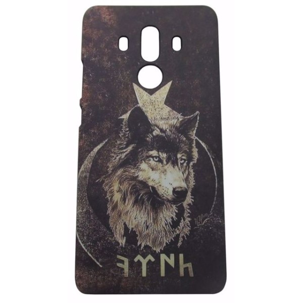 Air Jacket Θήκη Back Cover Πλαστική Με Σχέδιο Λύκος (Huawei Mate 10 Pro)