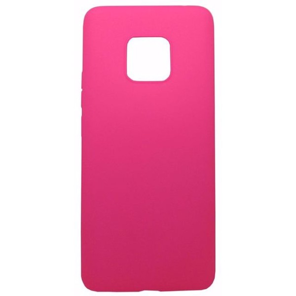 Oba Style Back Cover Θήκη Σιλικόνης Ματ Φούξια (Huawei Mate 20 Pro)