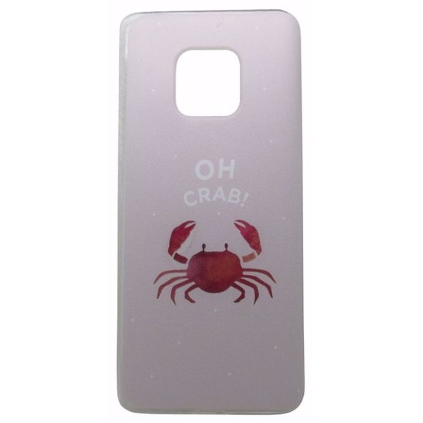 Back Cover Θήκη Σιλικόνης Με Σχέδιο Κάβουρας (Huawei Mate 20 Pro)