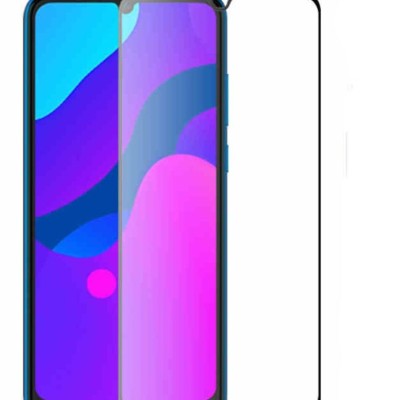 Fullscreen Tempered Glass Μαύρο (Huawei Honor 9A)