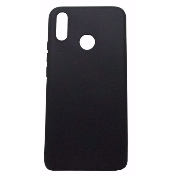Back Cover Θήκη Σιλικόνης Ματ Μαύρο (Huawei P Smart Plus & Huawei Nova 3i)