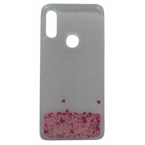 Back Cover Θήκη Με Κινούμενη Χρυσόσκονη Φούξια (Huawei P Smart Plus & Huawei Nova 3i)