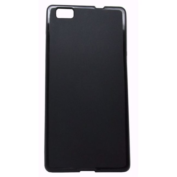 Movixoz Back Cover Θήκη Σιλικόνης Ματ Μαύρο (Huawei P8 Lite)