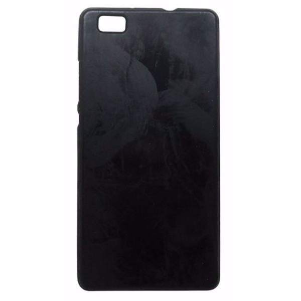 Back Cover Θήκη Σιλικόνης Μαύρο (Huawei P8 Lite)