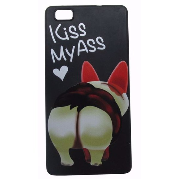 Back Cover Θήκη Σιλικόνης Με Σχέδιο Σκύλος (Huawei P8 Lite)