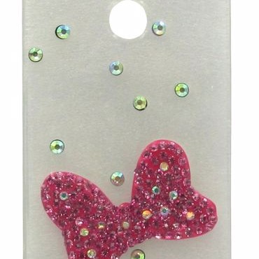 Mekin Back Cover Θήκη Σιλικόνης Διάφανη Με Στρασάκια Και Σχέδιο Φιόγκος (Huawei P8 Lite 2017 & Huawei P9 Lite 2017 & Honor 8 Lite)