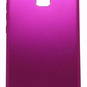 Meiyue Back Cover Θήκη Με Σιλικόνη Περιμετρικά Και Όψη Αλουμίνιο Φούξια (Huawei P9 Lite)