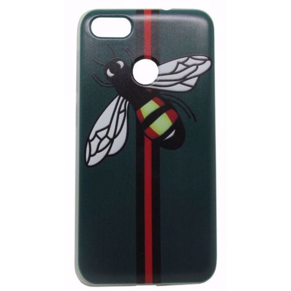 Coolyer Back Cover Θήκη Σιλικόνης Με Σχέδιο Μέλισσα (Huawei P9 Lite Mini & Huawei Y6 Pro 2017 & Huawei Enjoy 7)