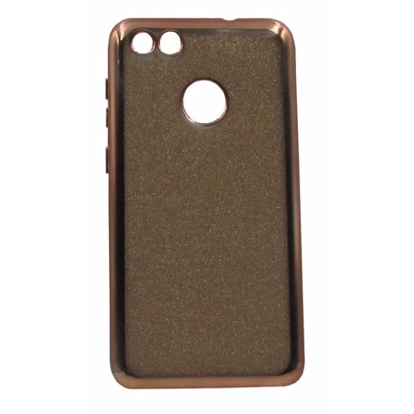 Air Jacket Back Cover Θήκη Σιλικόνης Με Στρασάκια Στις Άκρες Και Πλάτη Γκλίτερ (Huawei P9 Lite Mini & Huawei Y6 Pro 2017 & Huawei Enjoy 7)