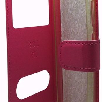 B.D.L Θήκη Book Με Call Display Και Δυνατότητα Απάντησης Φούξια (Huawei P10)