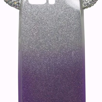 Coolyer Back Cover Θήκη Σιλικόνης Με Αυτάκια Στρας Και Πλάτη Γκλίτερ (Huawei P10)
