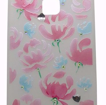 NEX.T Back Cover Θήκη Σιλικόνης Με Στρασάκια Και Σχέδιο Λουλούδια (Huawei P10 Lite & Huawei Nova Youth)
