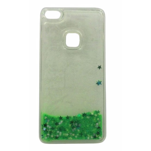 Meiyue Back Cover Θήκη Σιλικόνης Με Κινούμενη Χρυσόσκονη Πράσινο (Huawei P10 Lite & Huawei Nova Youth)