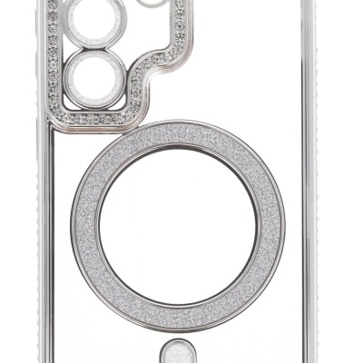 Cookover Back Cover Θήκη Σιλικόνης Με Τζαμάκι Κάμερας, Magsafe, Στρασάκια Και Γκλίτερ (Samsung Galaxy S26)