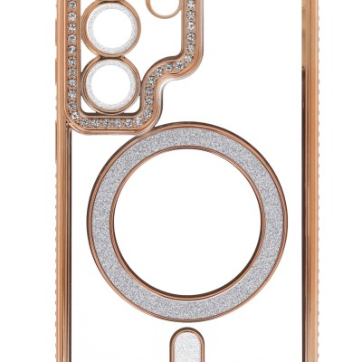 Cookover Back Cover Θήκη Σιλικόνης Με Τζαμάκι Κάμερας, Magsafe, Στρασάκια Και Γκλίτερ (Samsung Galaxy S26)