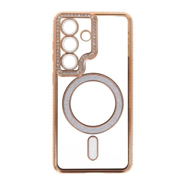 Cookover Back Cover Θήκη Σιλικόνης Με Τζαμάκι Κάμερας, Magsafe, Στρασάκια Και Γκλίτερ (Samsung Galaxy S26) Είδη Τεχνολογίας