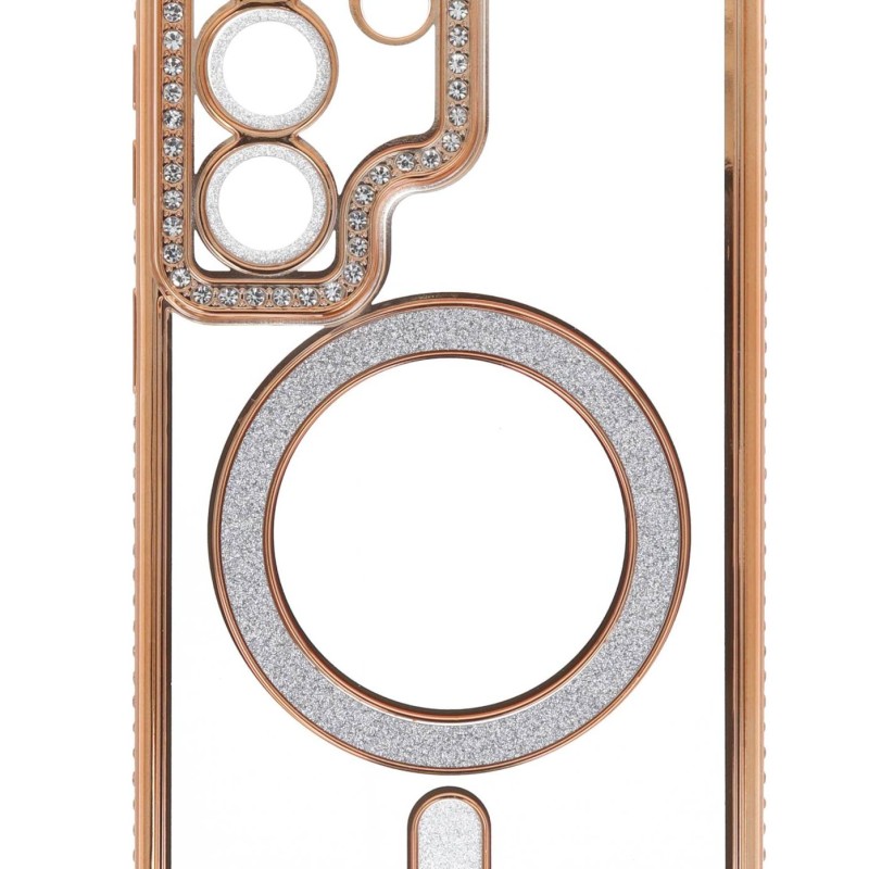 Cookover Back Cover Θήκη Σιλικόνης Με Τζαμάκι Κάμερας, Magsafe, Στρασάκια Και Γκλίτερ (Samsung Galaxy S26)