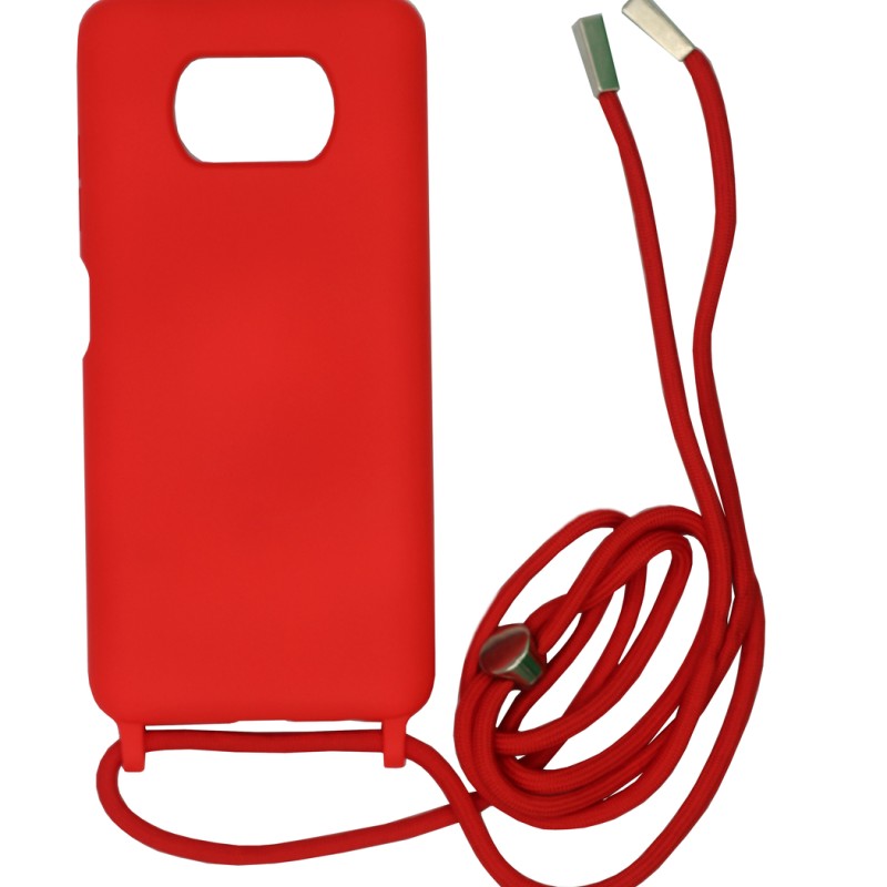 Θήκη Back Cover Σιλικόνης Με Ρυθμιζόμενο Κορδόνι (Xiaomi Poco X3)